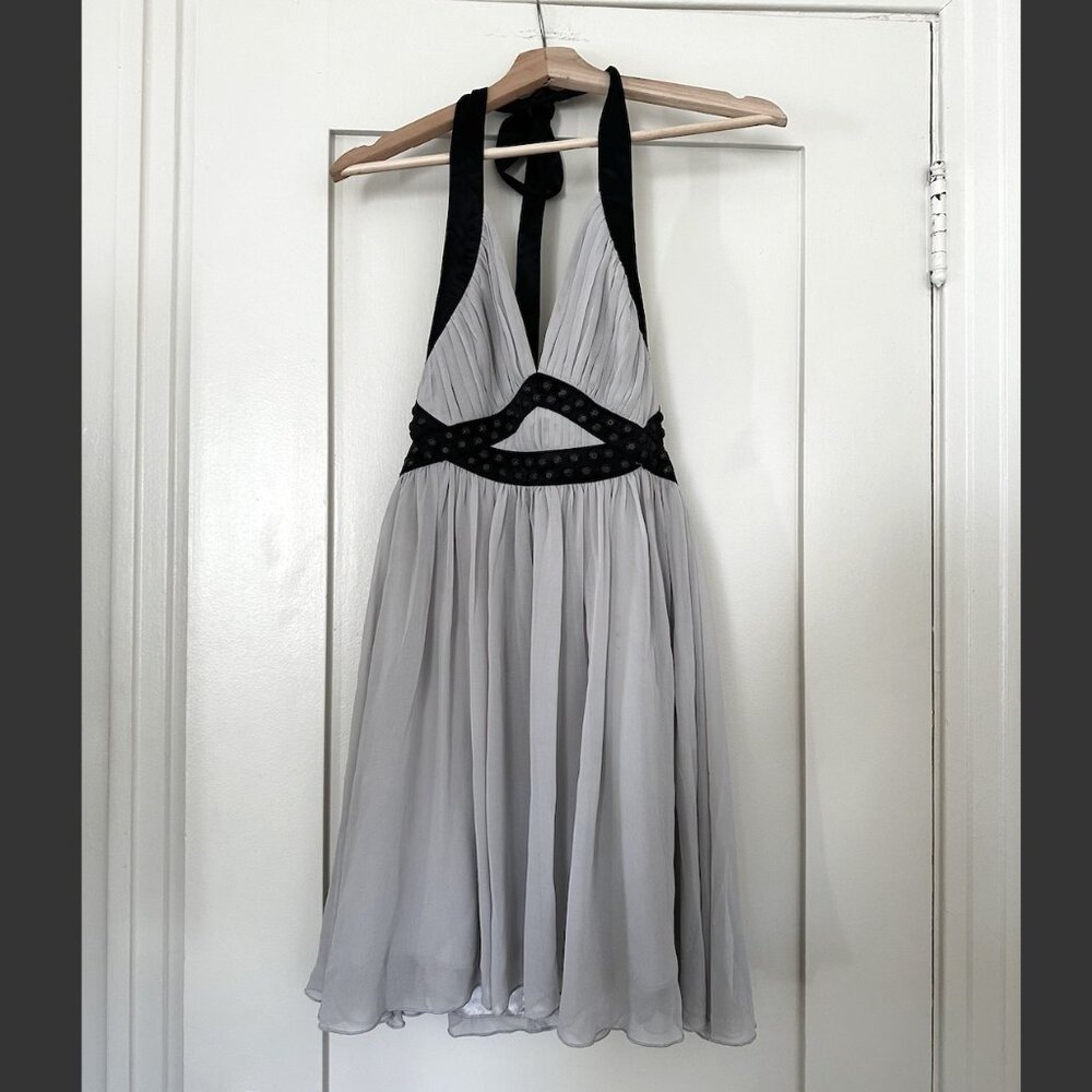 Punk Rock Chiffon Mini Skater Dress